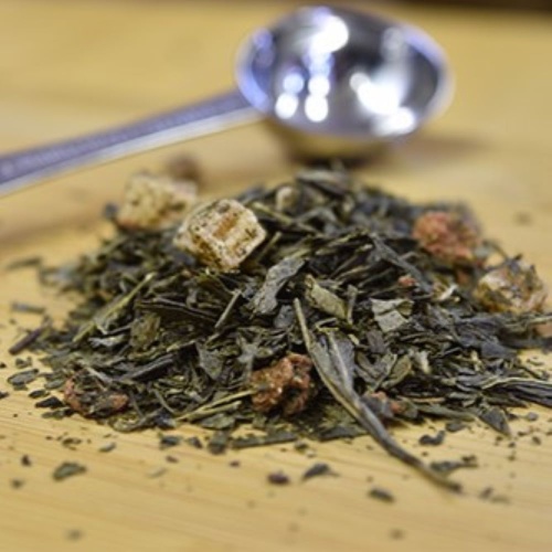 Thé Vert Cerise et pétale de Rose